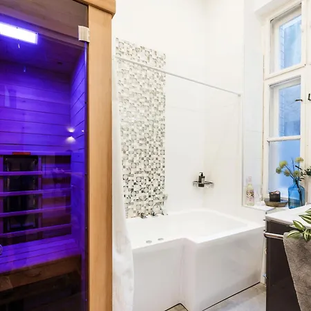 Hidden Gem Penthouse Sauna & Jacuzzi-heart Of Appartement